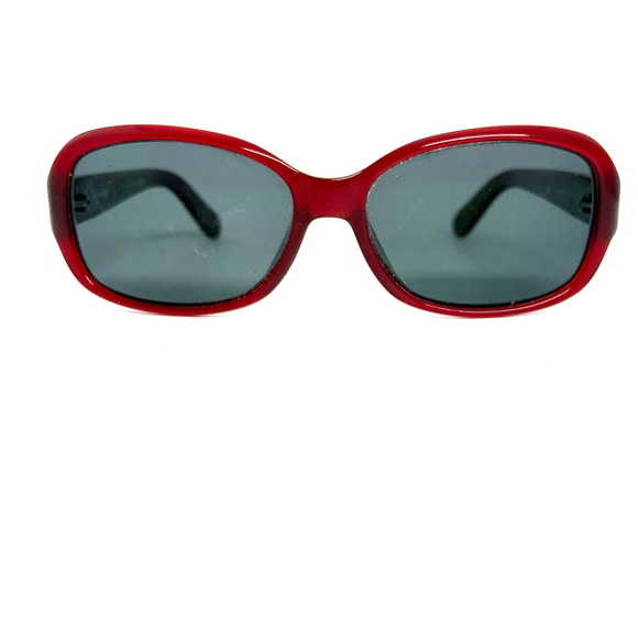 Kate Spade Cheyenne/P/S Dark Red Rectangular Sunglasses Frames 55-15 130 H19342 - Picture 1 of 7